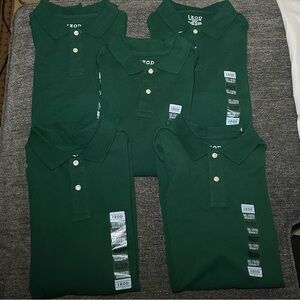 IZOD School Uniform Polo Shirts Boys Regular Fit XXL 18/20 Lot of 5